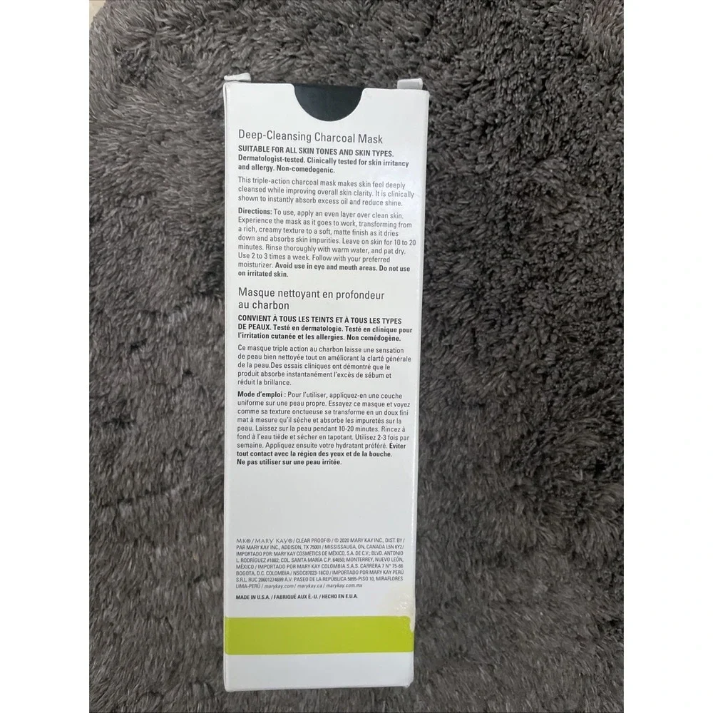 MARY KAY CLEARPROOF DEEP CLEANSING CHARCOAL MASK~FULL SIZE~CLEAR PROOF SKIN!